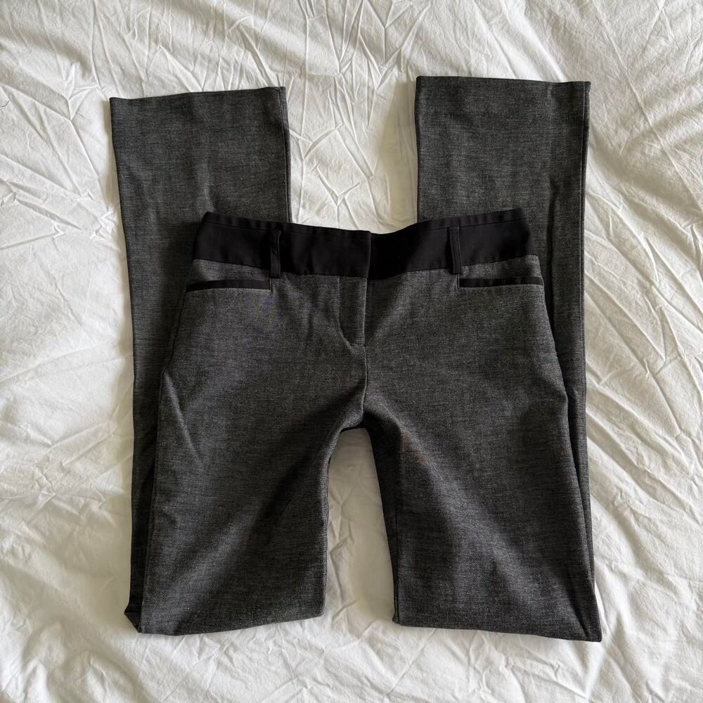 Express Women's Grey and Black Trousers